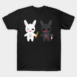 Cute rabbit and killer rabbit T-Shirt